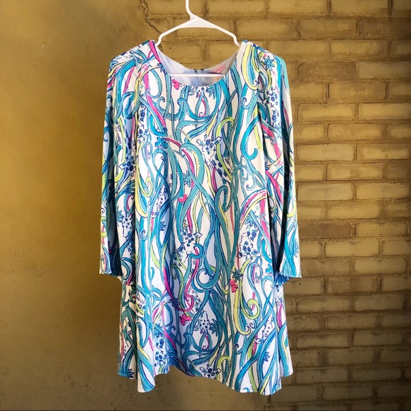 Lilly Pulitzer Dresses & Skirts - Lilly Pulitzer Collette Tunic Dress Giraffe Print